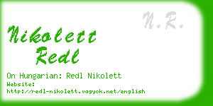nikolett redl business card